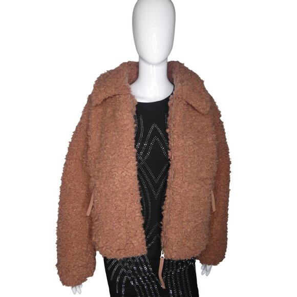 UGG W Marve Sherpa Jacket Women's Size - Picture 2 of 7